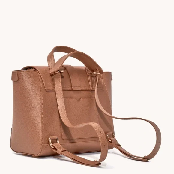 Like new! Senreve Brown Satchel with Structured Design - Picture 5 of 13